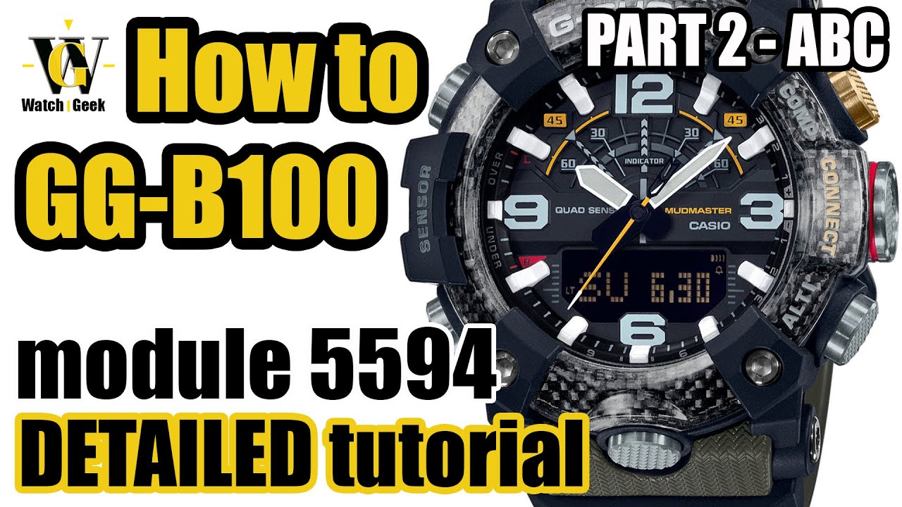 GG-B100 - module 5594 - part 2 tutorial on how to setup and use ALL the ABC functions