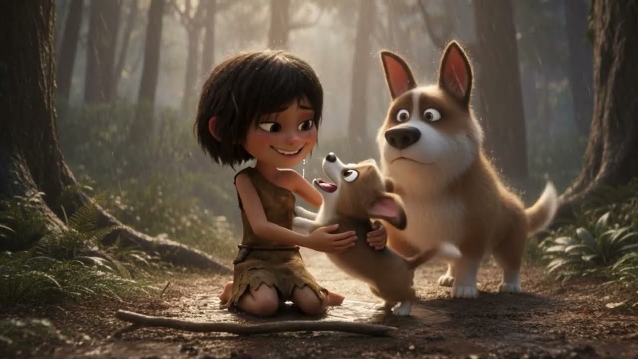 Kora and Puppy