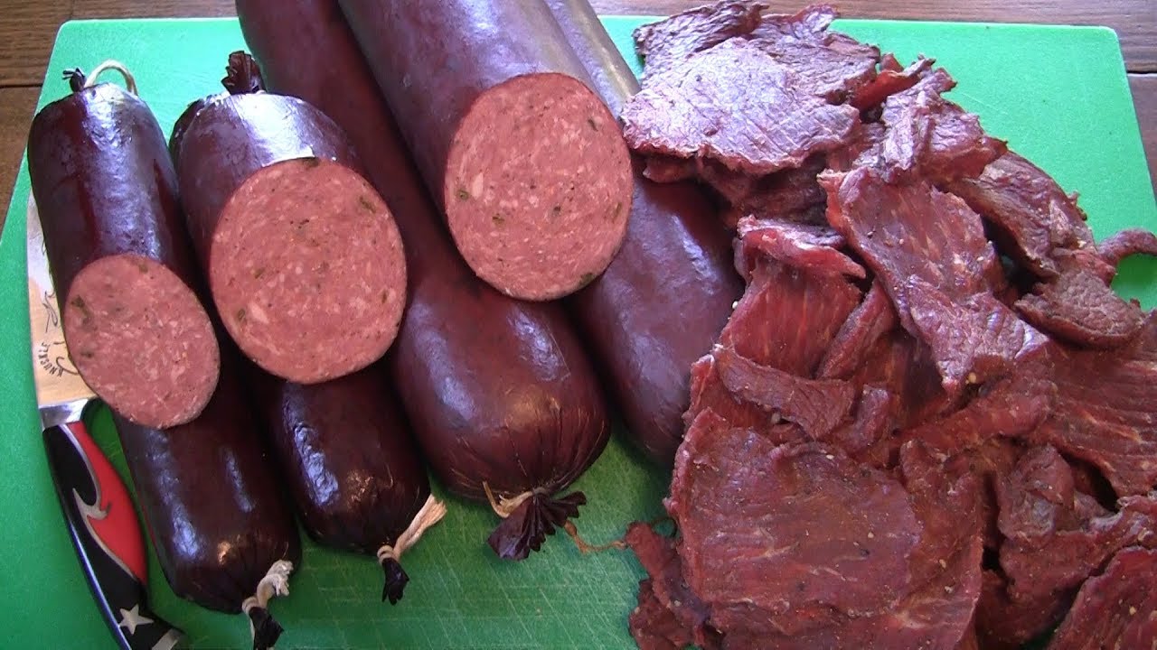 Camp Chef Smoke Pro XXL make summer sausage and beef jerky July 2018