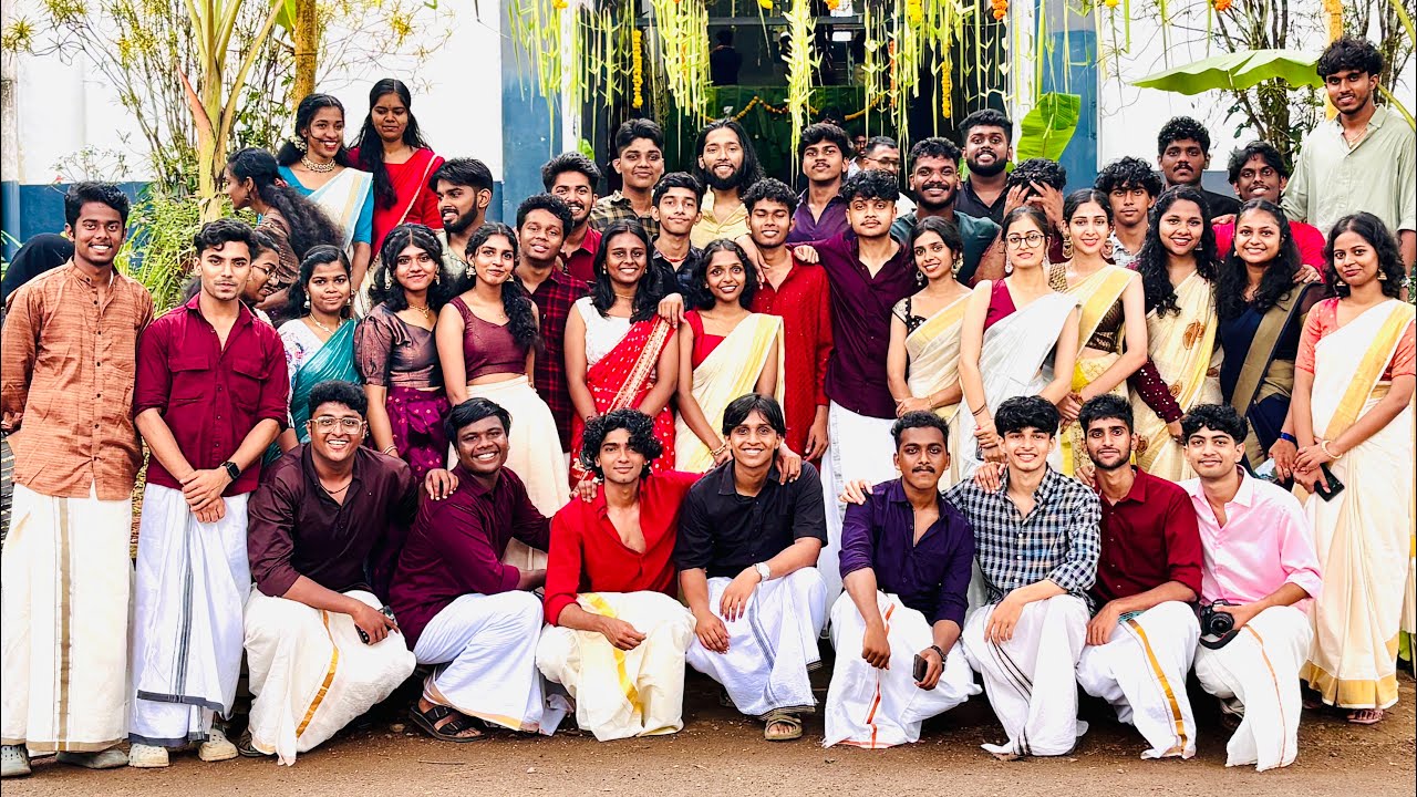 Onam celebration in college🌝🌼💕|| memories ✨