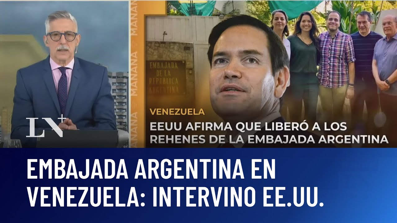 EE.UU. liberó a los rehenes de la embajada argentina en Venezuela