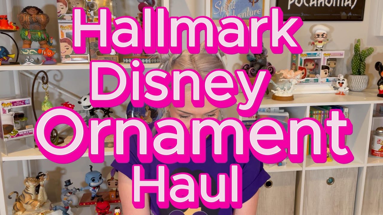 Disney Ornament Haul, Hallmark Keepsake, Toy Story, Aladdin, Hocus Pocus, Nightmare Before Christmas