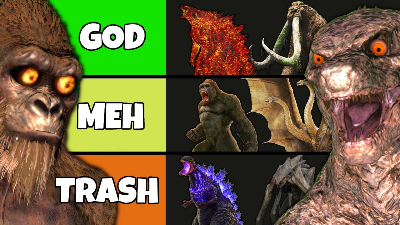 RANKING MONSTERVERSE KAIJUS with Godzilla!