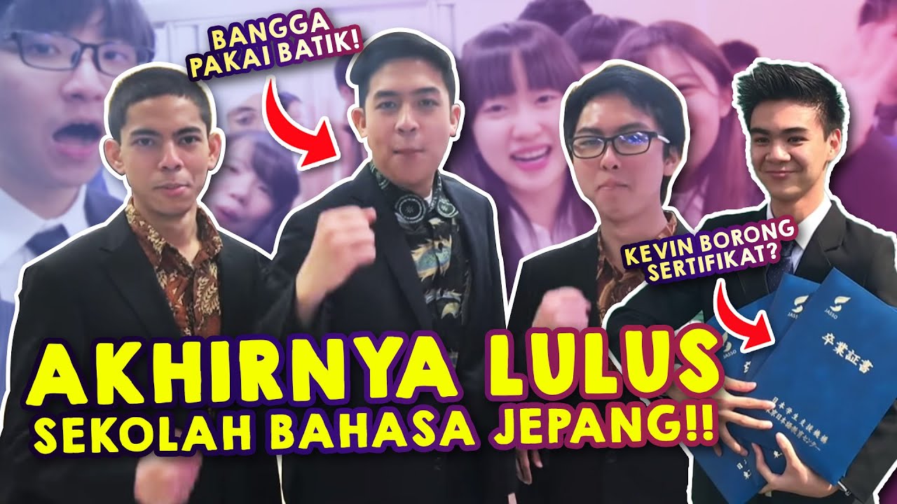 AKHIRNYA LULUS SEKOLAH BAHASA JEPANG! KEVIN BORONG SERTFIKAT! | Life in Japan 2
