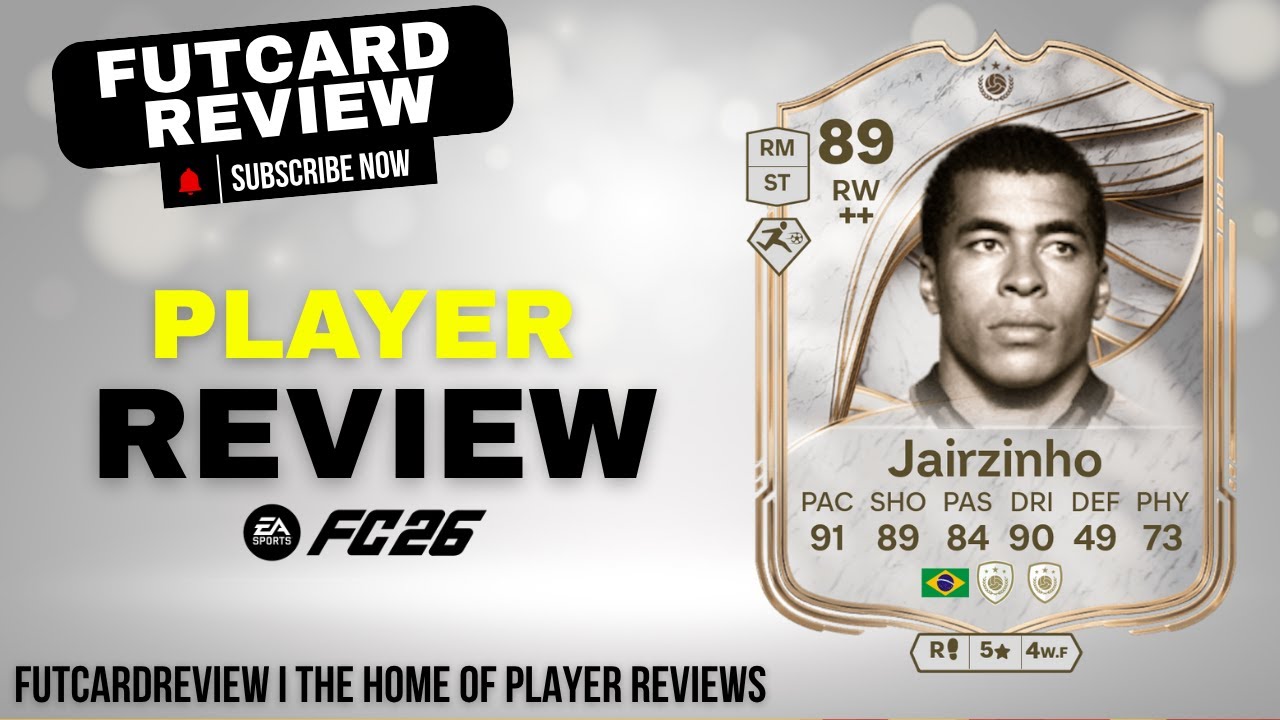 He’s STILL HIM 🏃‍♂️ – 89 Jairzinho Is One of the Best Icons in FC 26! 🔥I Futcard Review