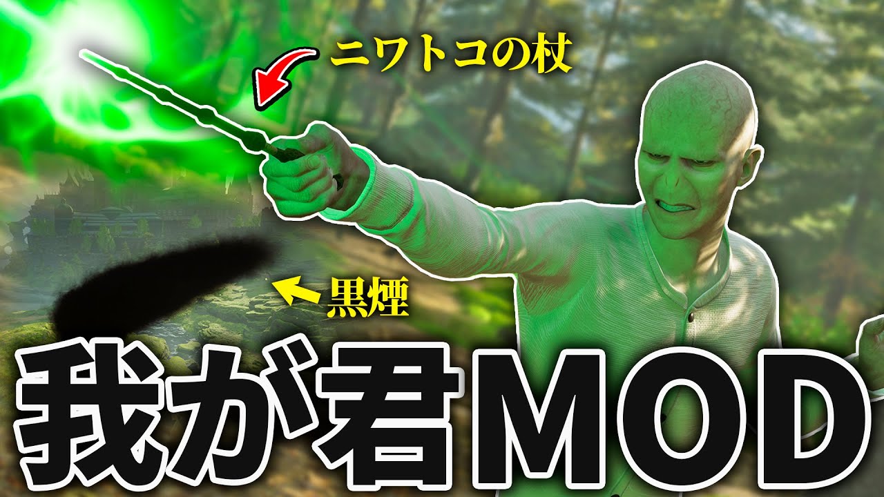 【MOD紹介】ヴォルデモートになれるMOD！？ニワトコの杖や黒煙になれるMODなどもご紹介！【ホグワーツレガシー】│Hogvwarts Legacy