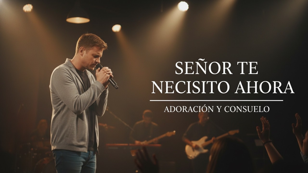 SEÑOR, TE NECESITO AHORA 🙏MÚSICA CRISTIANA DE ADORACIÓN Y QUEBRANTO ✝️🕊️ CANCIÓN QUE BRINDA CONSUELO
