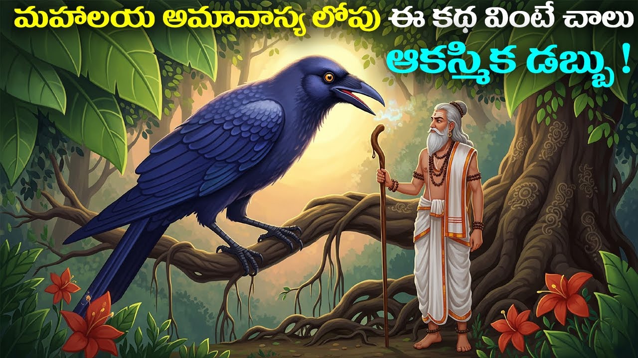 మహాలయ అమావాస్య లోపు ఈ కథ వింటే చాలు ఆకస్మిక డబ్బు || #mahalayaamavasya #katha #MahalayaAmavasyaKatha