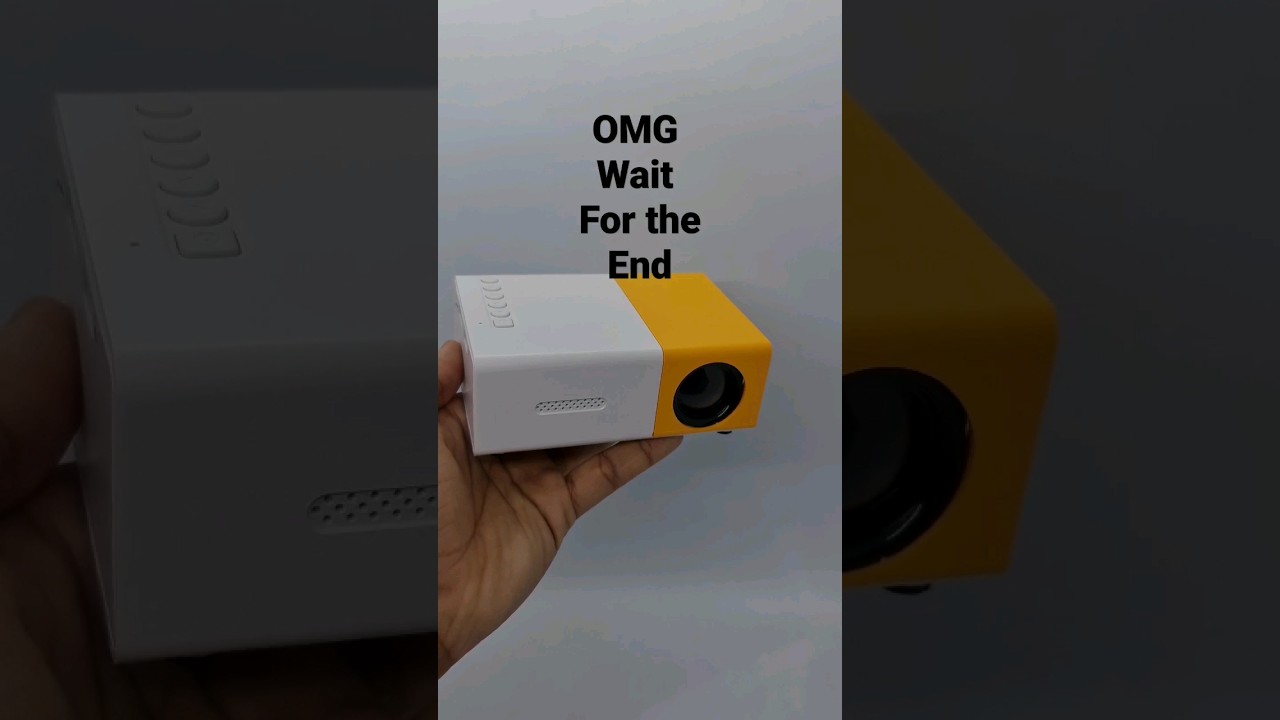 OMG😱 😱wait for the end led mini projector #short #trendingshorts #shorts #viral #mini