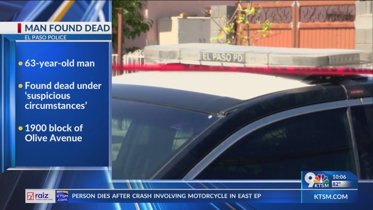 Man found dead under 'suspicious circumstances'