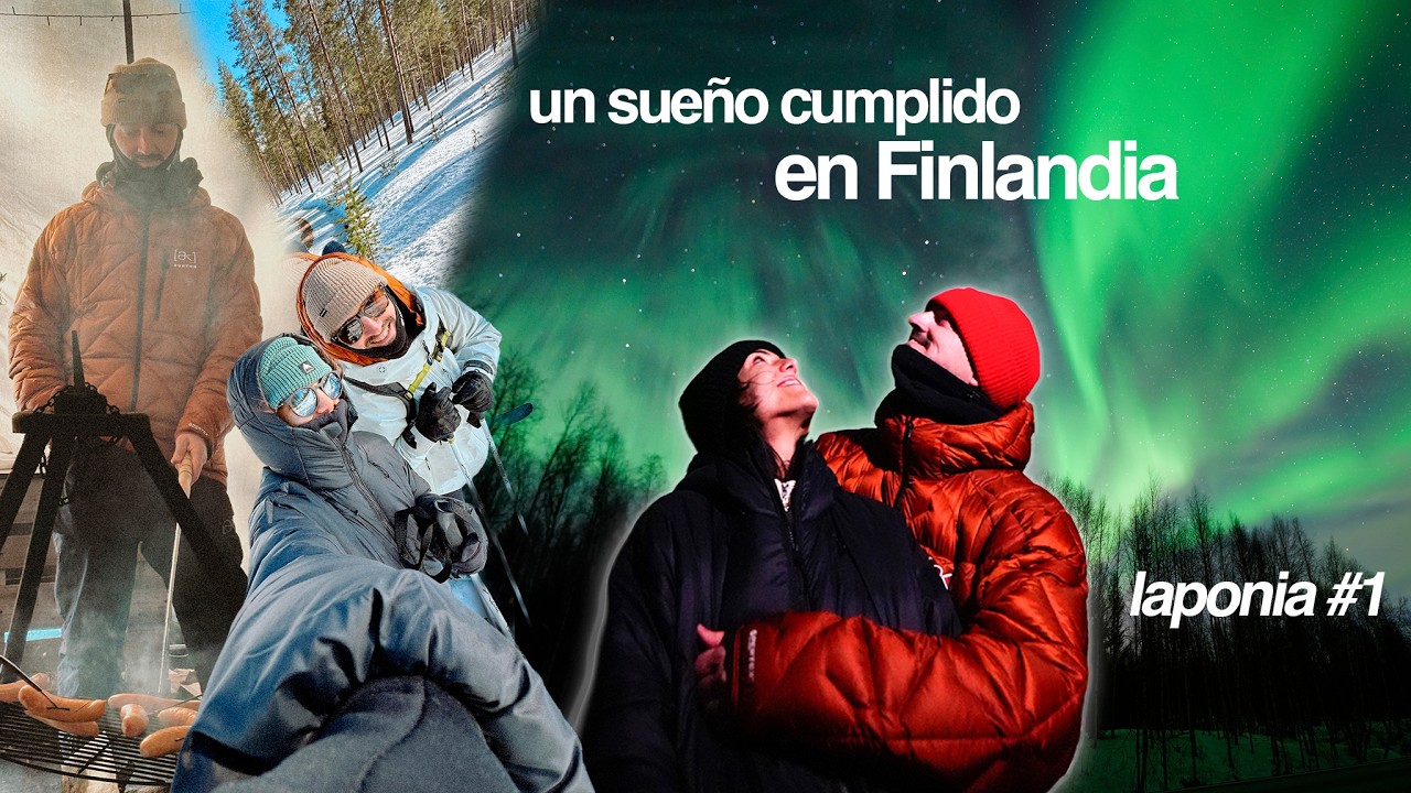 🇫🇮  Vimos AURORAS BOREALES por primera vez en Rovaniemi Finlandia