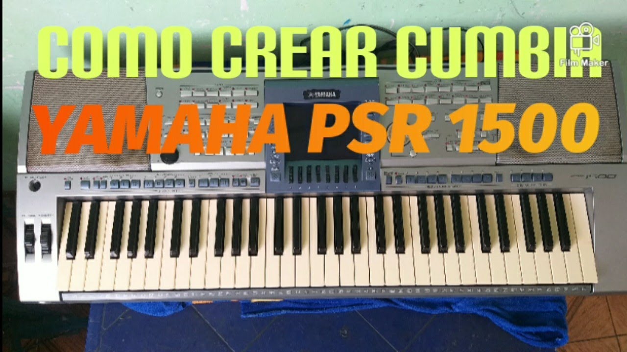 Como Crear Ritmo de CUMBIA en teclado Yamaha PSR 1500 (Ritmo Básico) - YEFERSON VALECILLOS