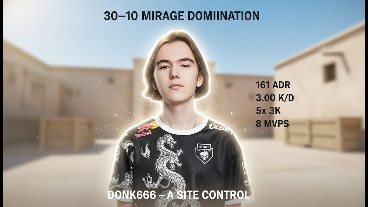 Mirage Domination – 30–10 by donk666 💀🔥