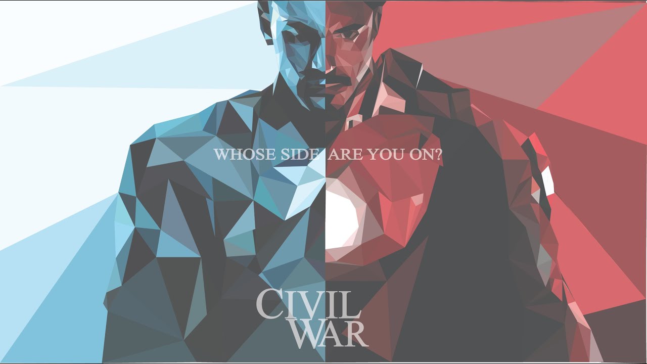 Speed Art | CivilWar Low Poly | Adobe Illustrator