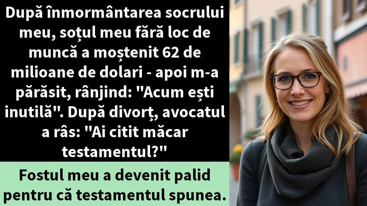 După înmormântarea socrului meu, soțul meu fără loc de muncă a moștenit 62 de milioane de dolari