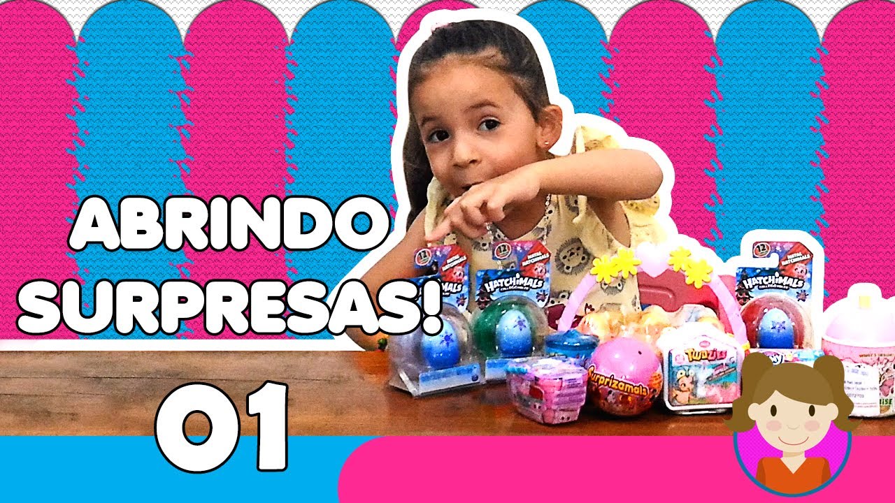 Abrindo Brinquedos  01 -  Hatchimals e Smushy Mushy! #youtubekids