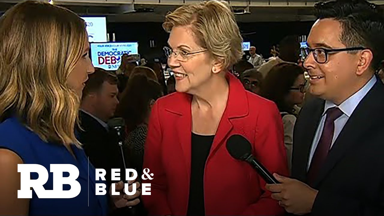 Warren talks debate performance and Senate race in Massachusetts