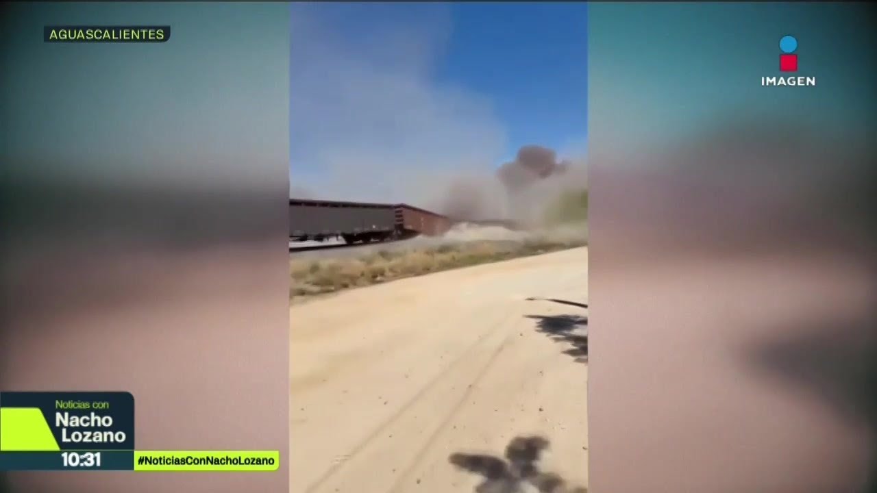 В Агуаскальентесе сошёл с рельсов поезд. Вот последствия: | Новости с Начо Лосано