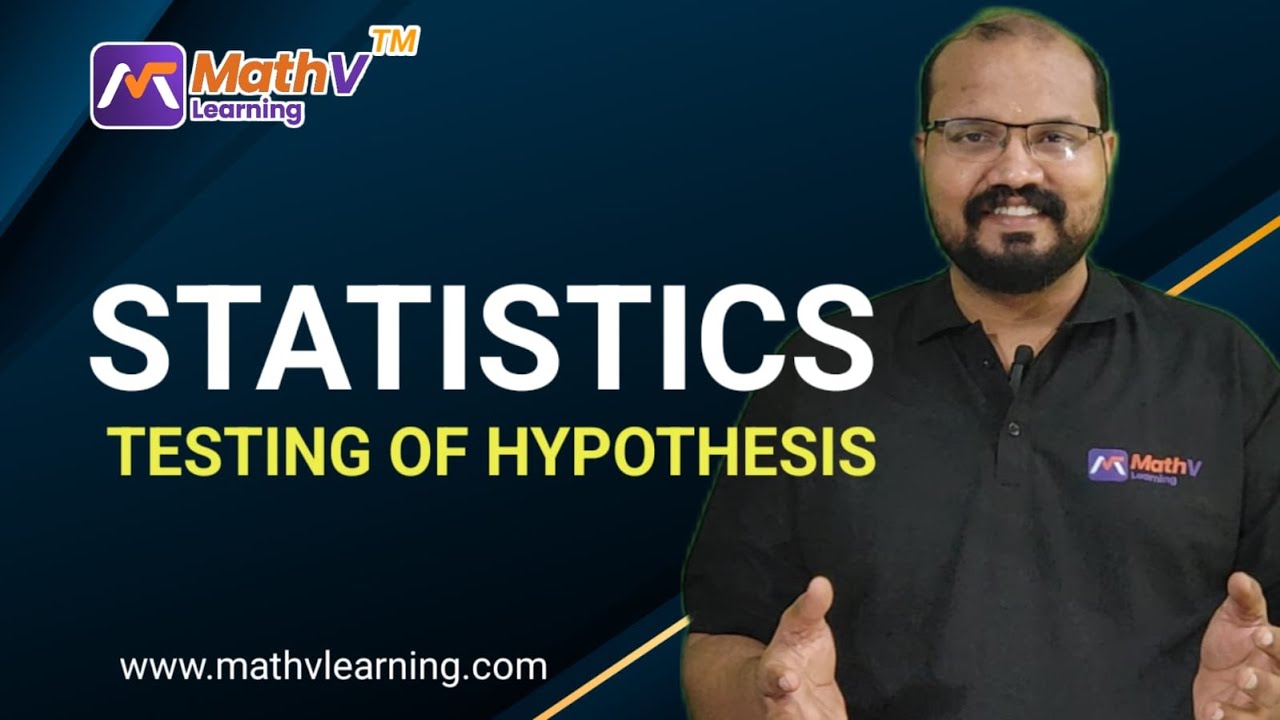 STATISTICS |  Testing of Hypothesis| RESEARCH OFFICER | Kerala PSC |  MathV Learning | #keralapsc