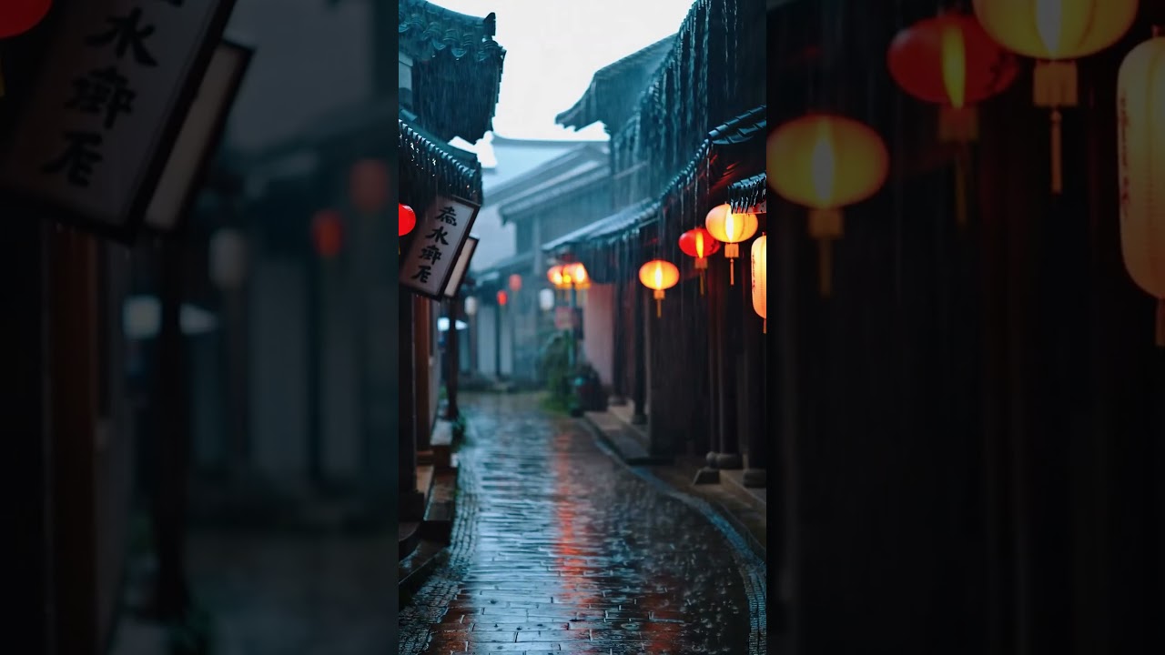 Rain in an Old City