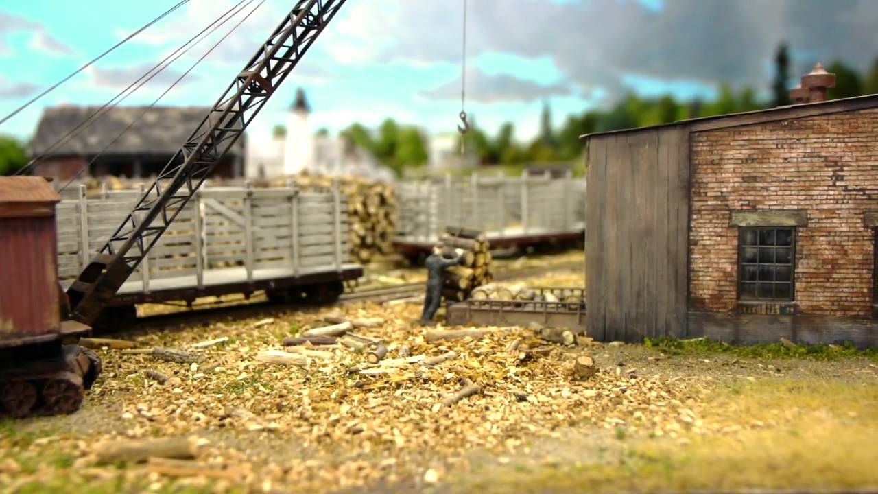 The Wyeth Pulp & Paper Mill on Troels Kirk's On30 Coast line RR, HD