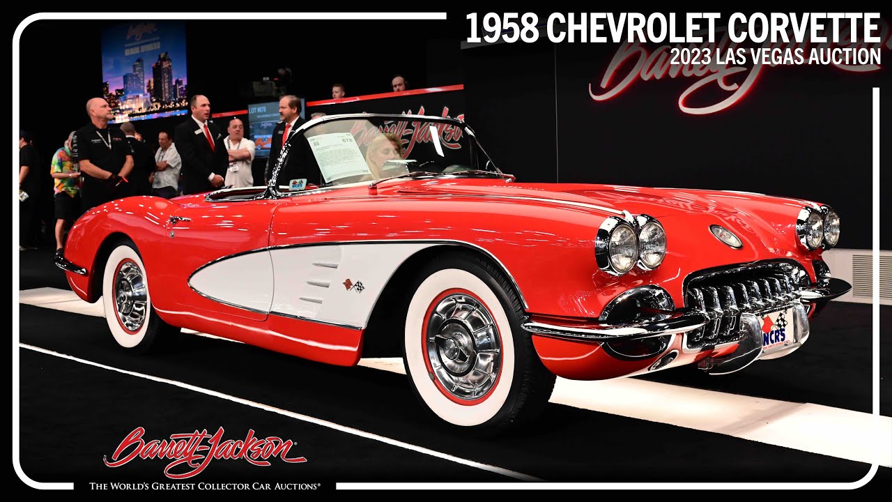 SOLD! 1958 Chevrolet Corvette Convertible - BARRETT-JACKSON 2023 LAS VEGAS AUCTION