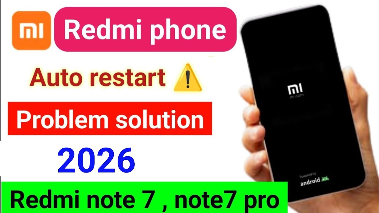 Redmi Note 7 Pro Automatic Switch off Problem | How to Solve Switch off Problem in Redmi Mobile