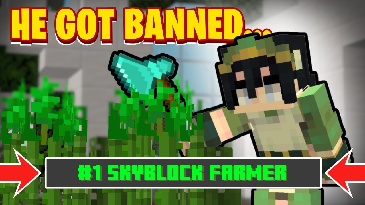 The #1 Farmer Got Banned & Wiped... | Hypixel Skyblock