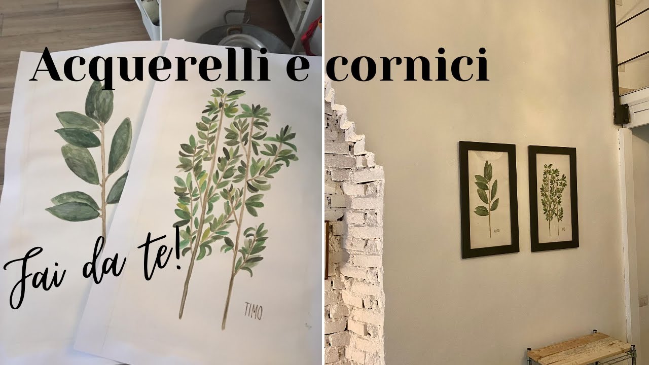 ACQUERELLI E CORNICI ~ elementi decor ~