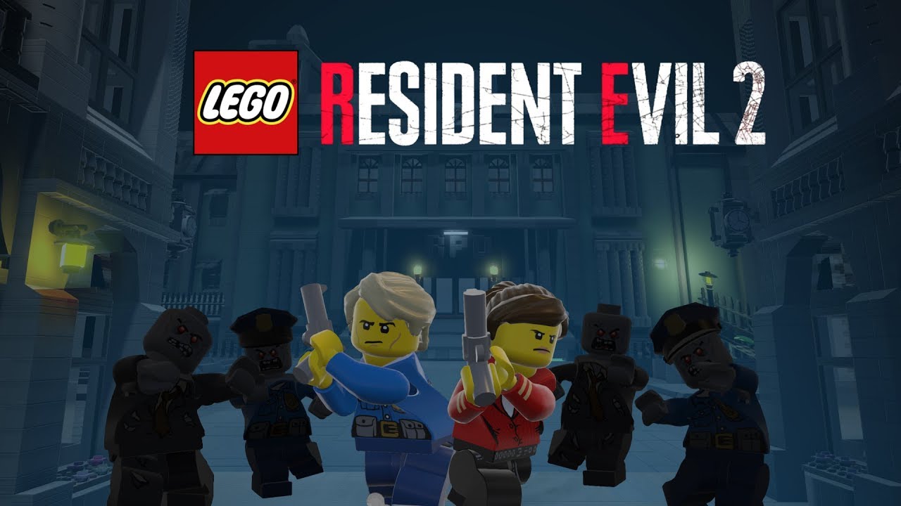 New LEGO Resident Evil 2 Leon Gameplay