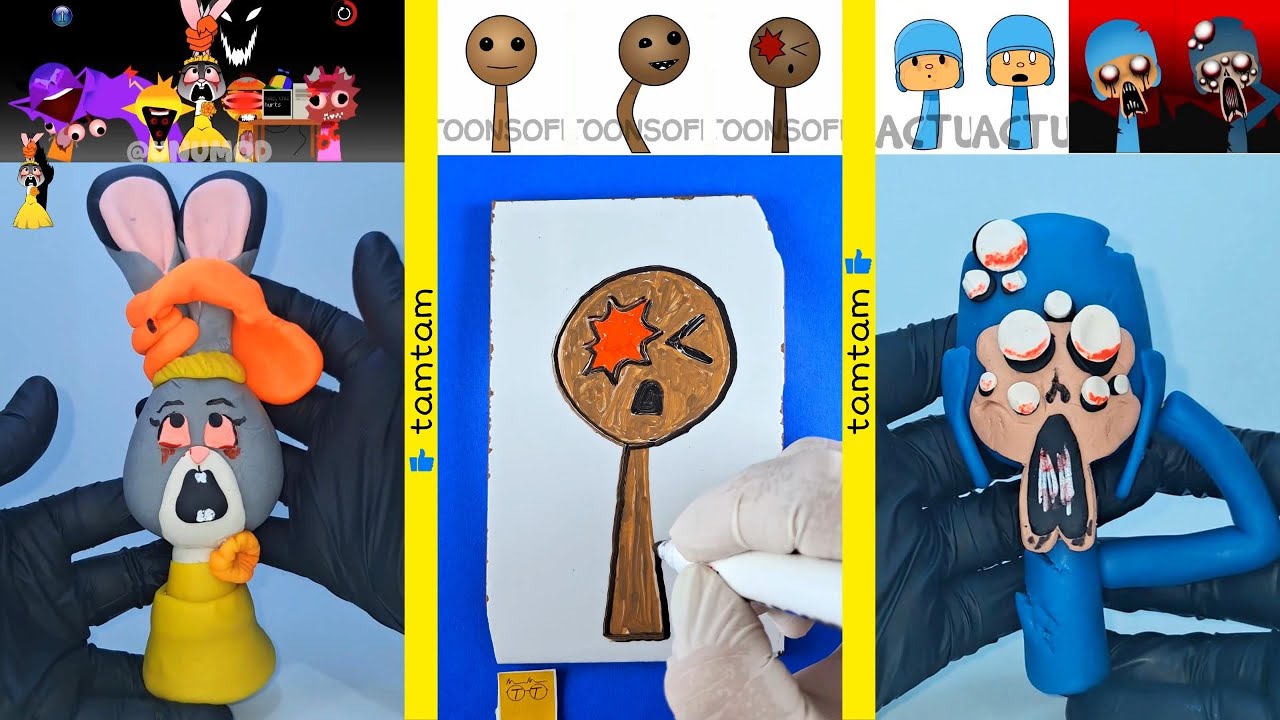 Sprunki 🎵 Best Clay 🟡 Draw 🖍️ Challenge 🧩 Phase 3 👹
