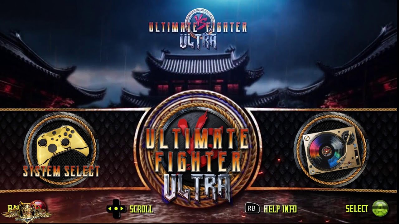 NEW GAMING FRONT END - THE ULTIMATE FIGHTER ULTRA ATTRACT MODE