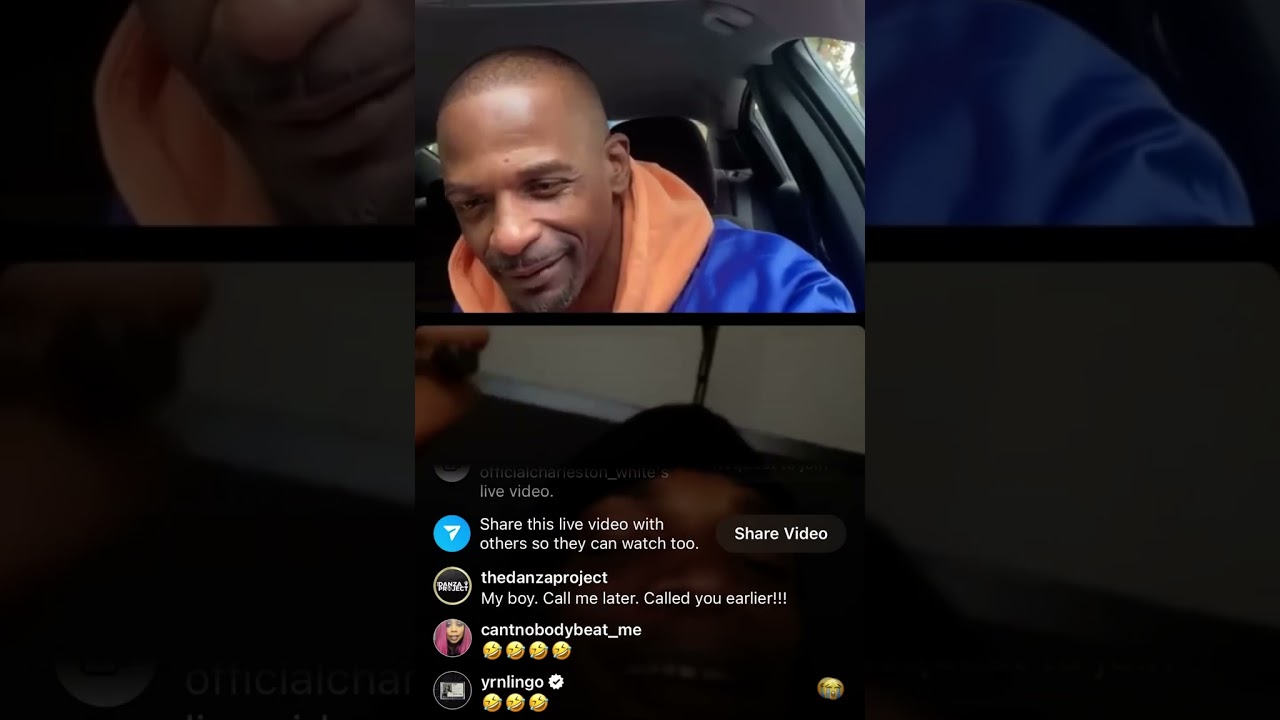 Charleston White общается с фанатами в IG Live