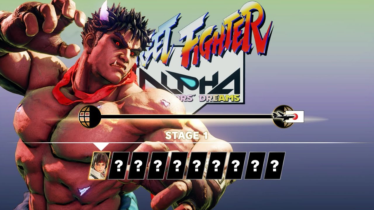 SFV AE - Kage [Evil Ryu] Arcade Mode (Street Fighter Alpha Path)