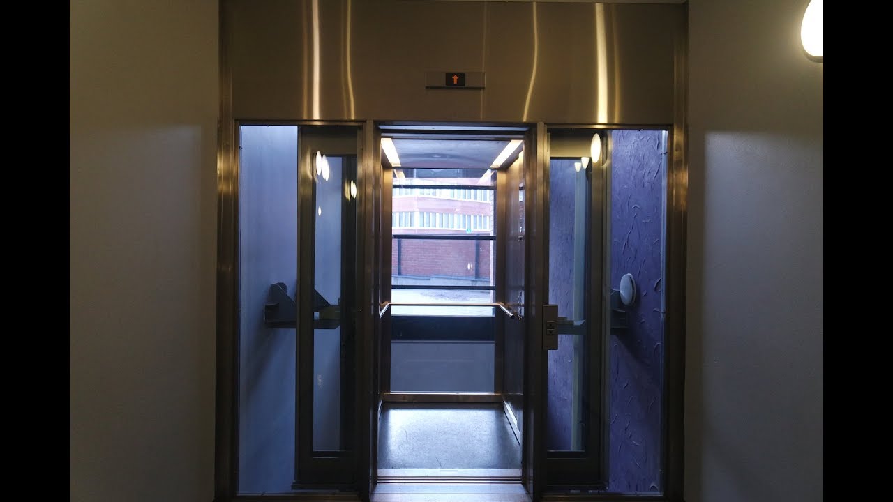 Amazing 2003 Schindler Eurolift MRL glass elev./lift in Lauttasaari, Helsinki FI