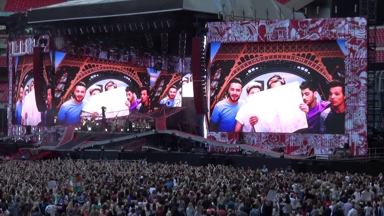 One Direction Midnight Memories Wembley Stadium 7th June