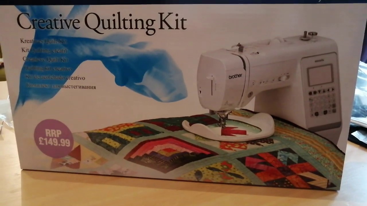 Brother Creative quilting kit unboxing
