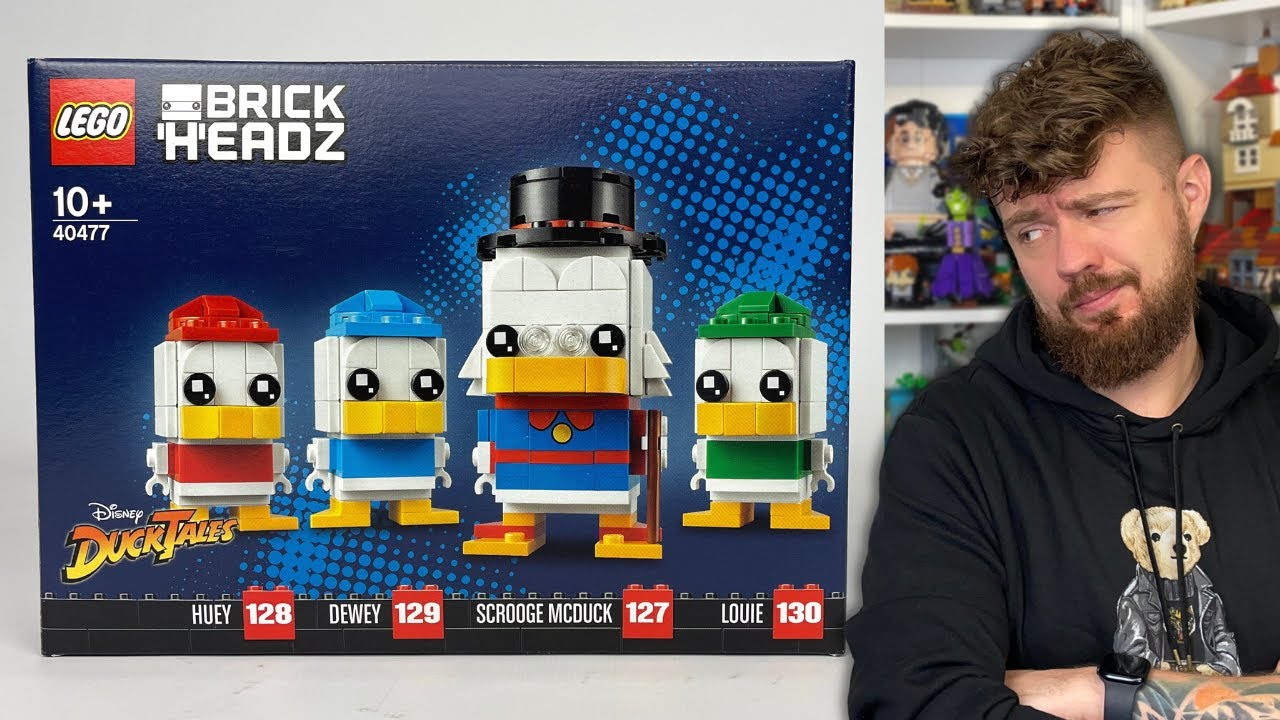 SKNERUS, HYZIO, DYZIO I ZYZIO 🐤 LEGO BRICKHEADZ 40477 RECENZJA