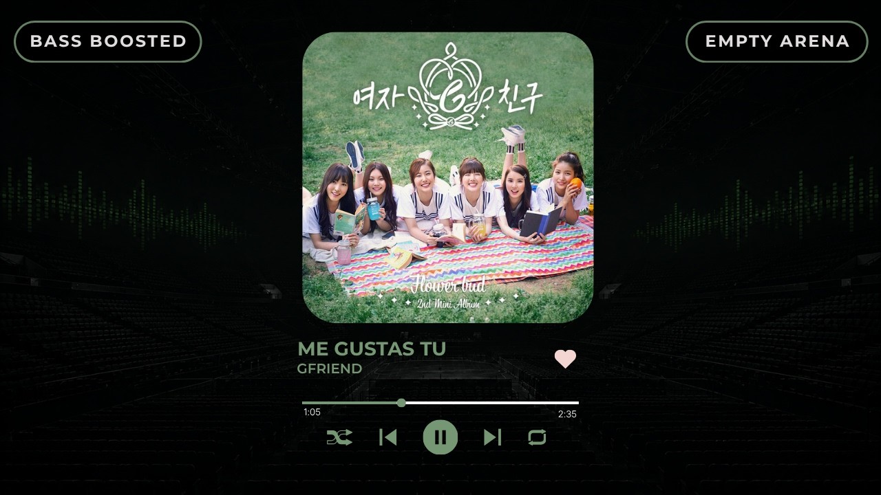 [BASS BOOSTED+EMPTY ARENA] GFRIEND(여자친구) - ME GUSTAS TU(오늘부터 우리는) |kpoptifyy