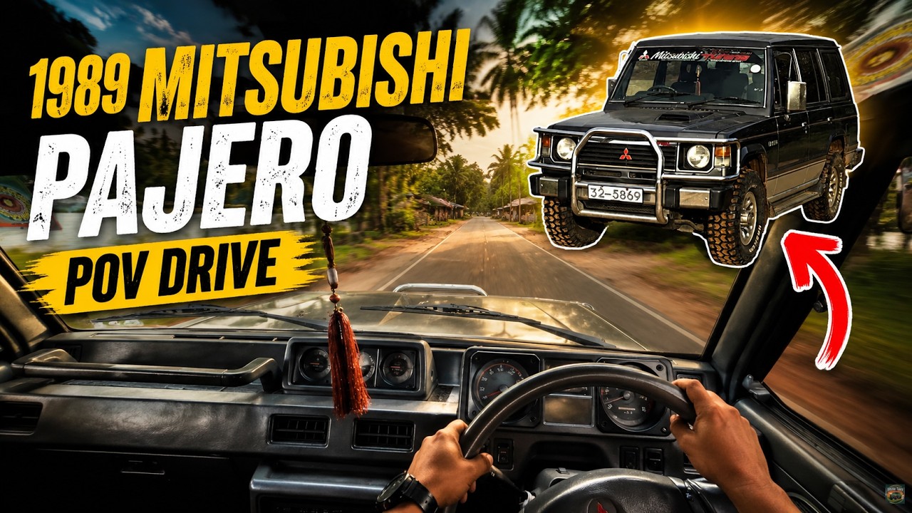 1989 Mitsubishi Pajero AKA Montero/Shogun POV Drive | Japanese SUV in Sri Lanka
