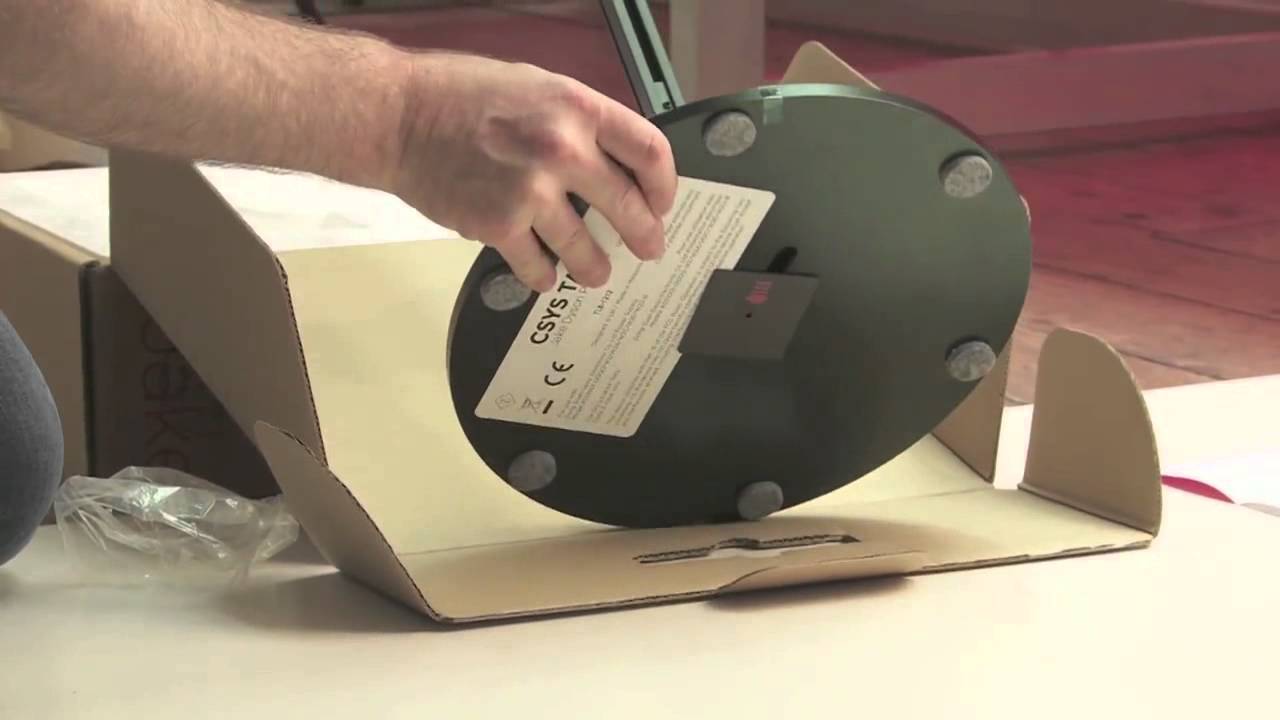 Unpacking Jake Dyson CSYS Tall light