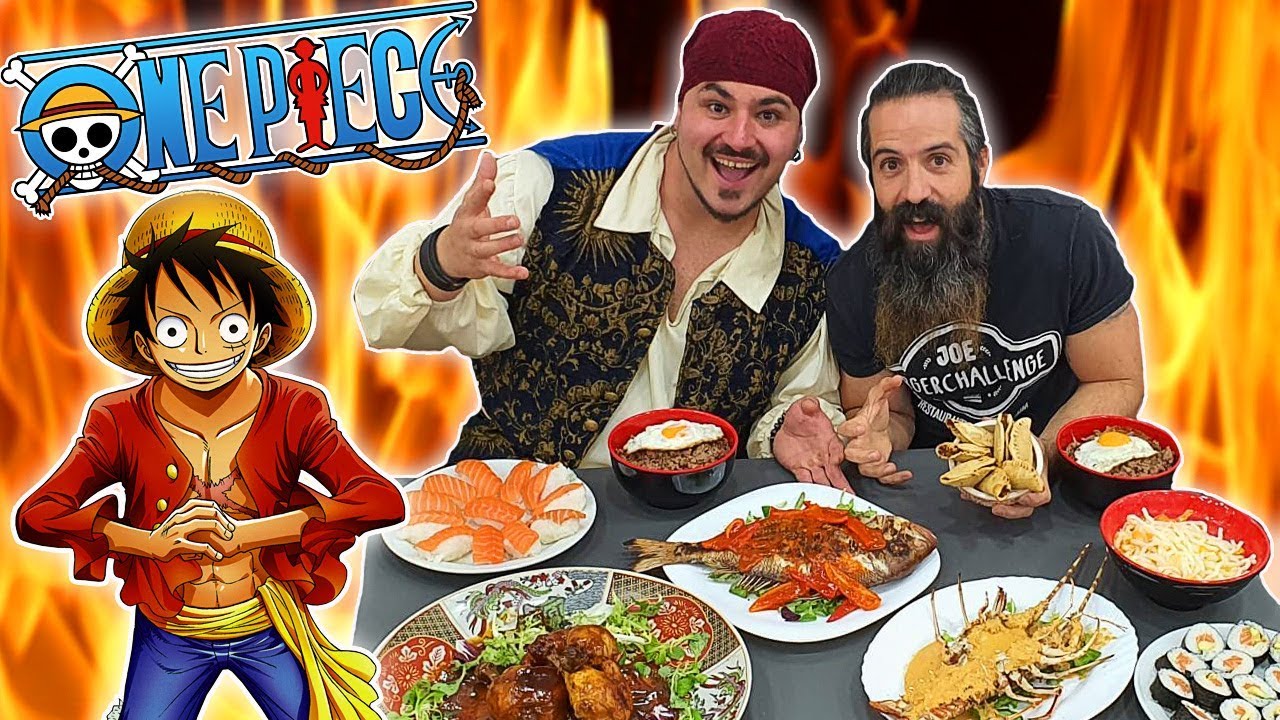 FESTÍN DE ONE PIECE 🍖 Si GANO JOE ME COCINA | El Pirata VS Joe