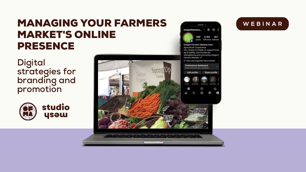 Managing Your Farmers Market's Online Presence