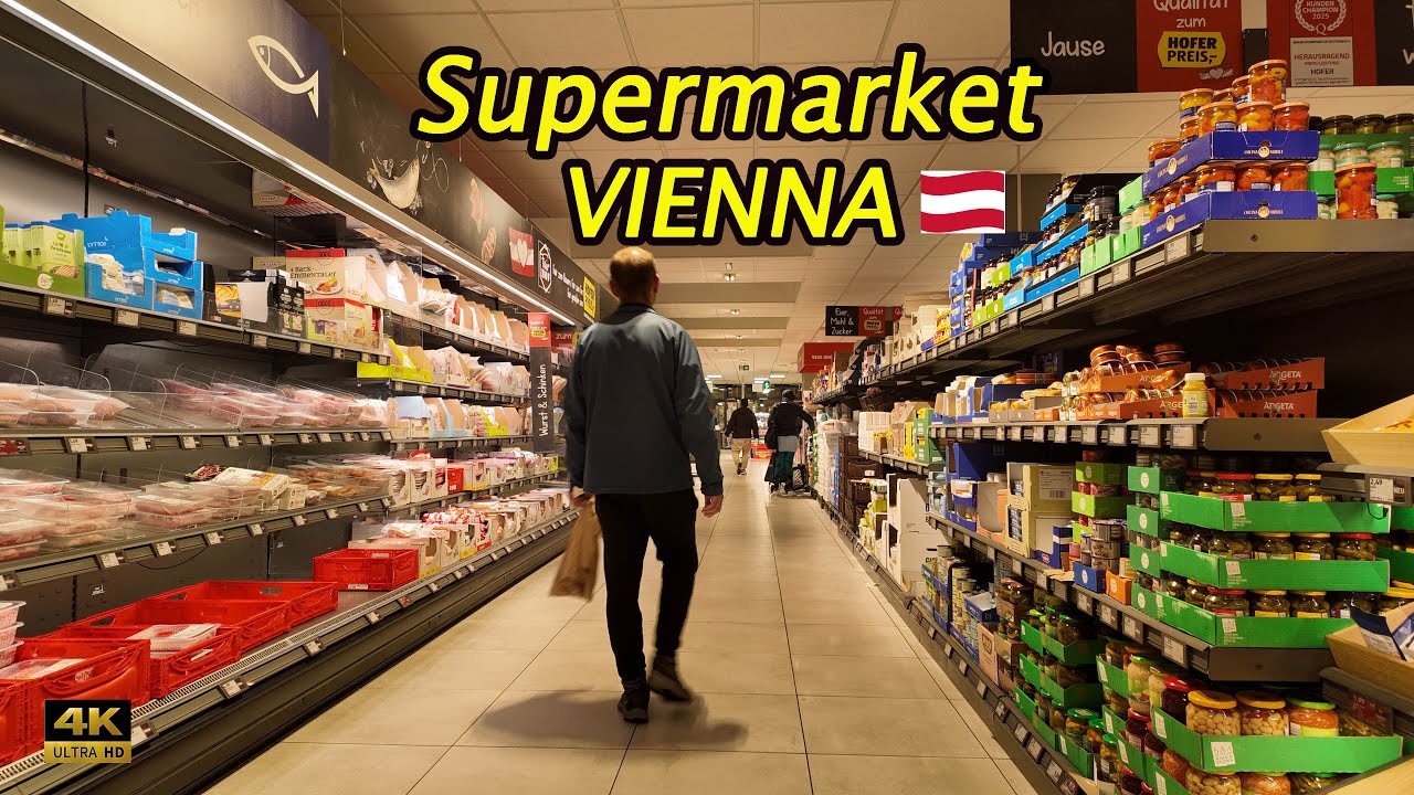 Vienna's CHEAPEST Supermarket ?  🛒 Exploring Hofer | Best Grocery Deals in 2025 [4K]