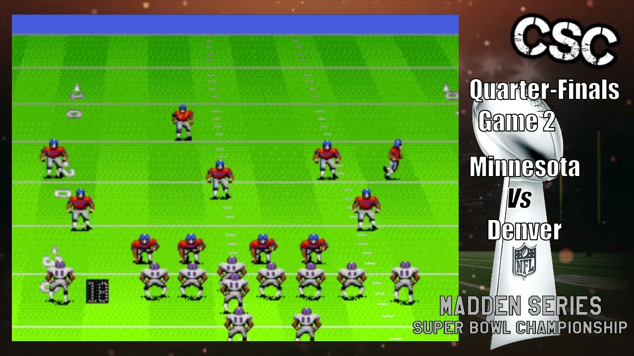 Madden NFL Super Bowl Championship -  Minnesota Vs Denver