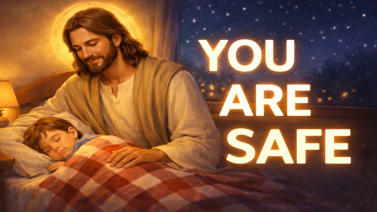 You Are Safe Tonight — Christian Sleep Music, Night Prayer & Worship for Anxiety (1 Hours)