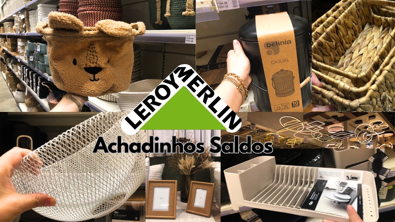 LEROY MERLIN ACHADINHOS TOUR | MUITO LINDO #achadinhos #leroymerlin