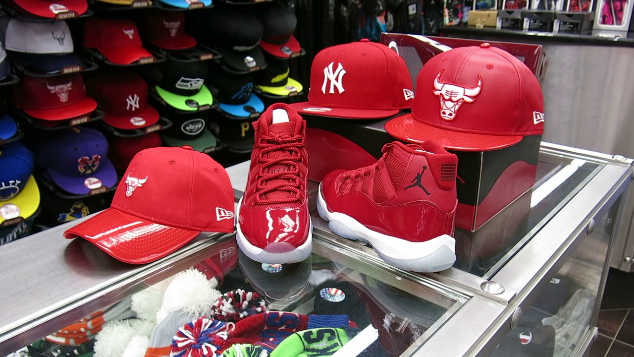 Nike Air Jordan 11 Gym Red, at Street Gear Hempstead NY