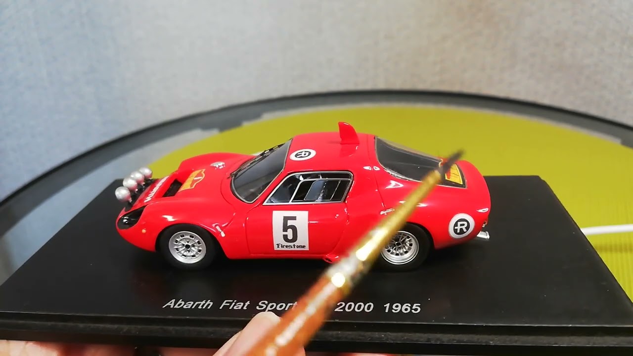 Fiat Abarth OT 2000 PERISCOPIO Rally 2000 Virajes 1970 Manuel Juncosa - Artemi 1/43 Base Spark Model