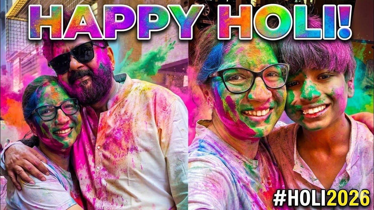 Holi Vlog 2026 🎨 | Holi Hai Celebration | Festival of Colors in India | Enjoy Preeti Vlogs